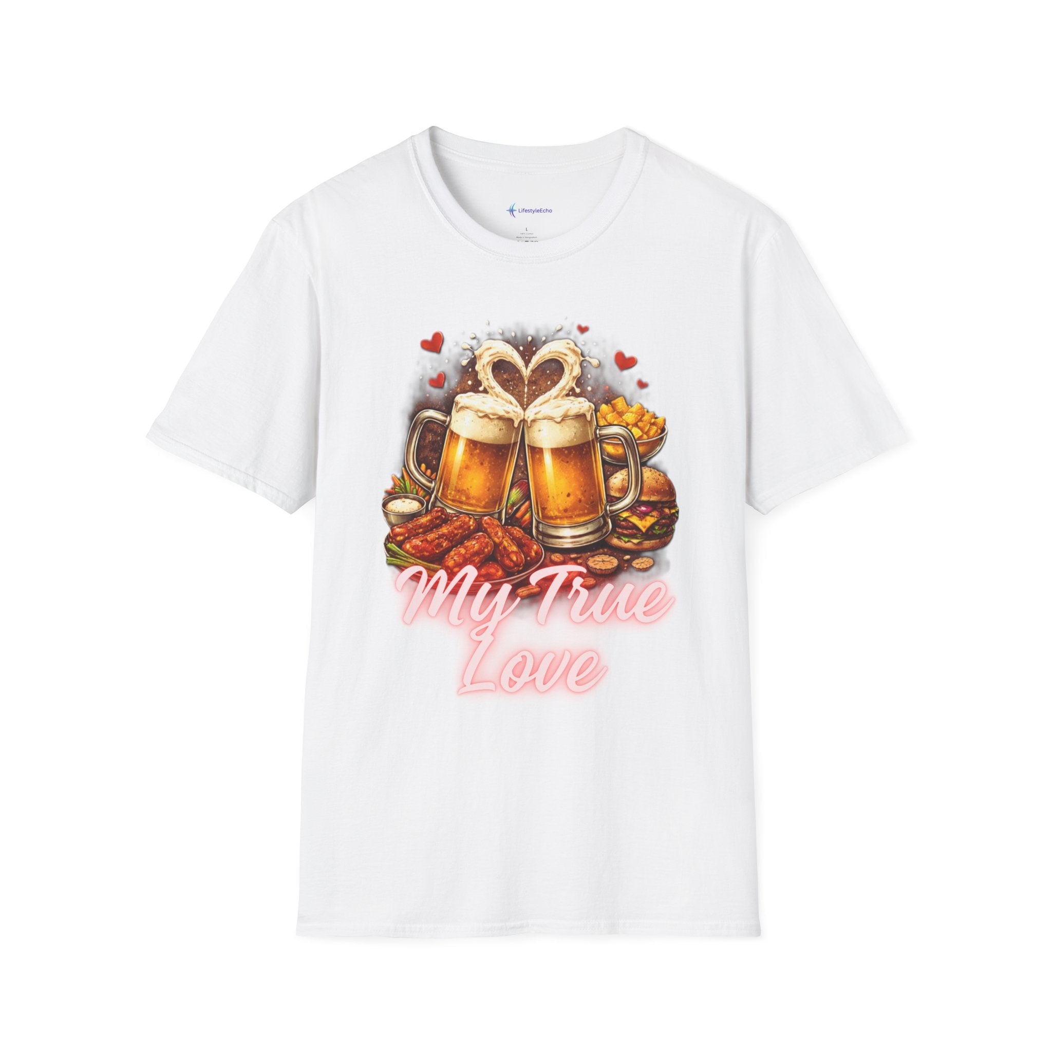 Food & Beer Valentine's T-Shirt - My One True Love