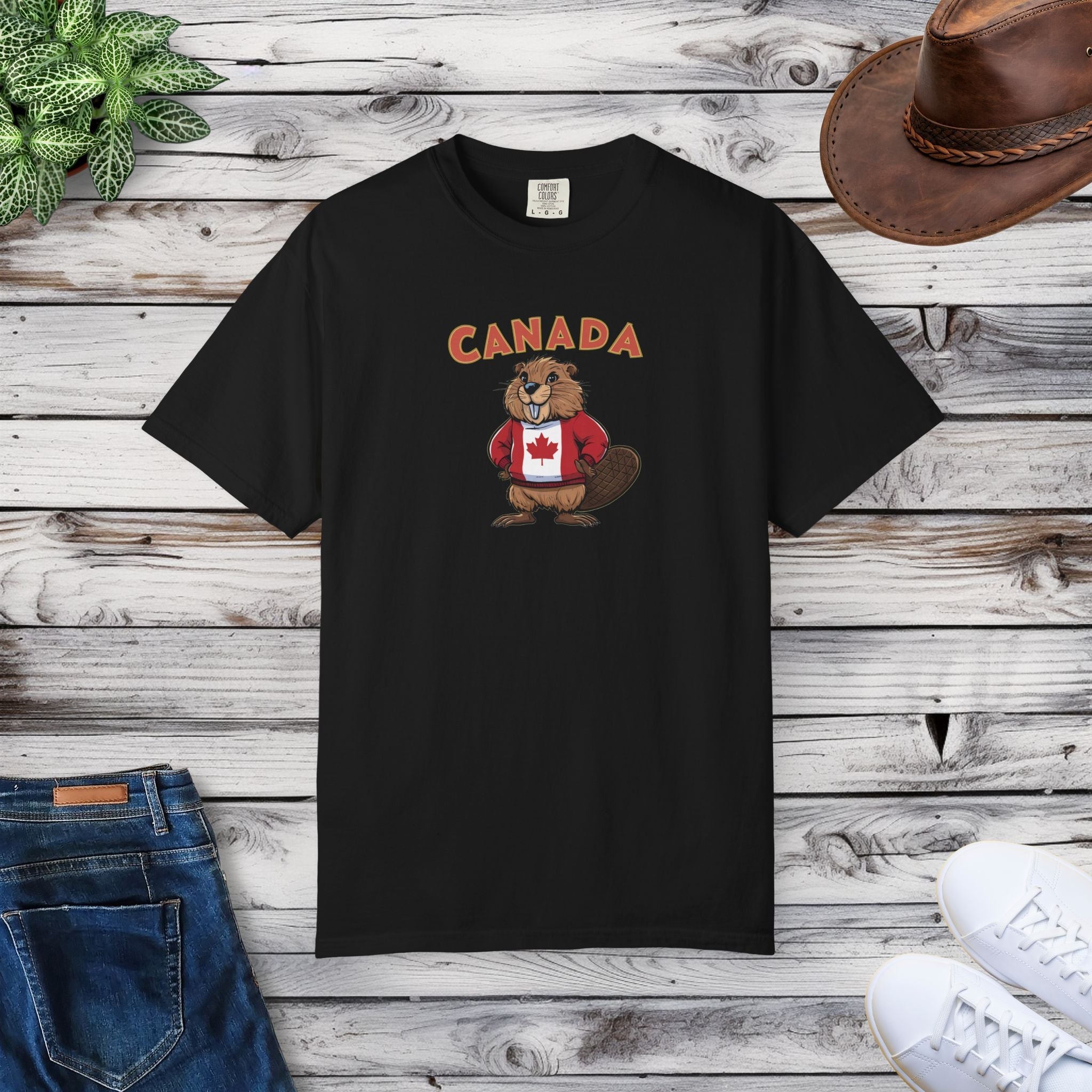Canada Day T-Shirt - Celebrate Canada Day with Beaver - DipaliZ