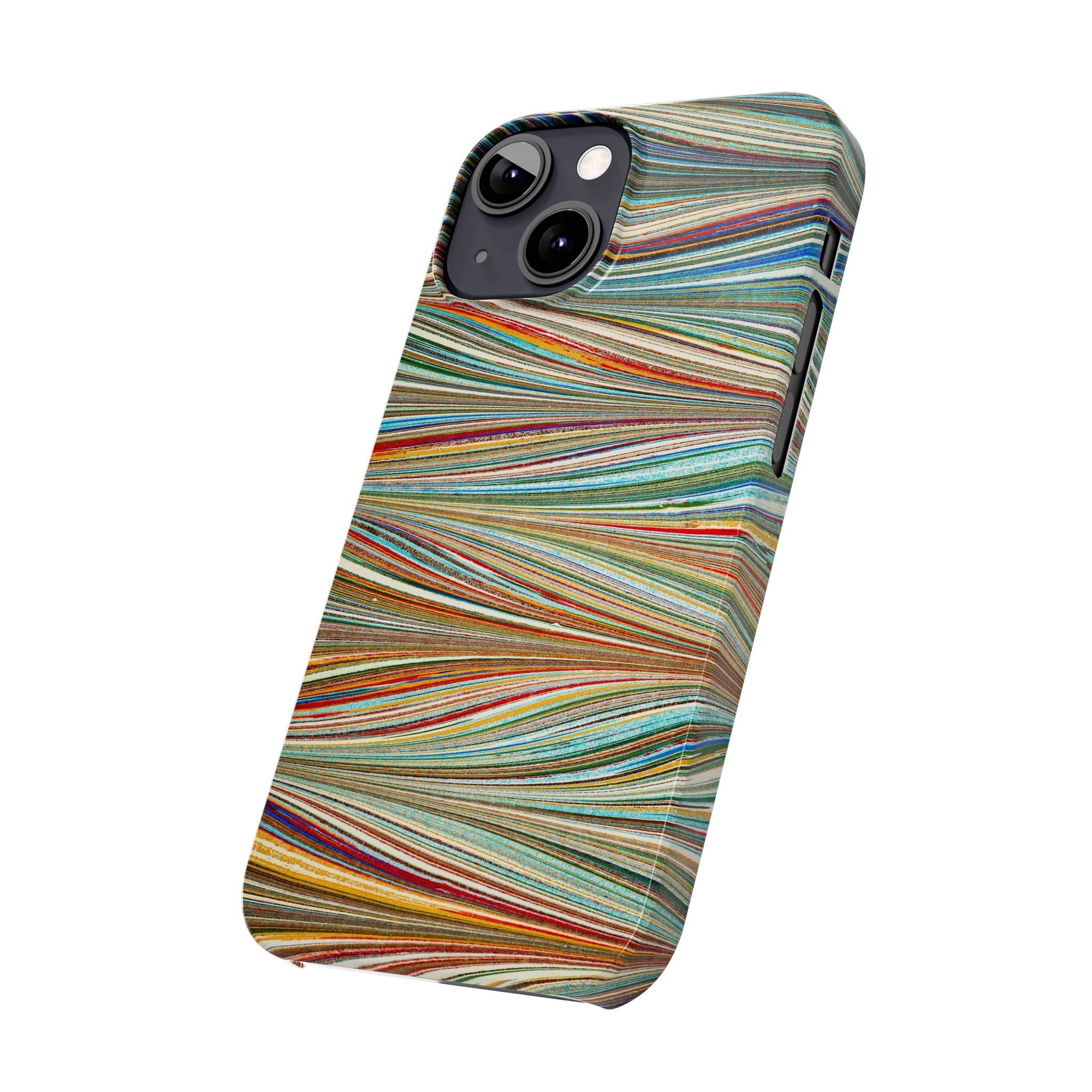Florentine Multi-Colored Marbled Phone Case