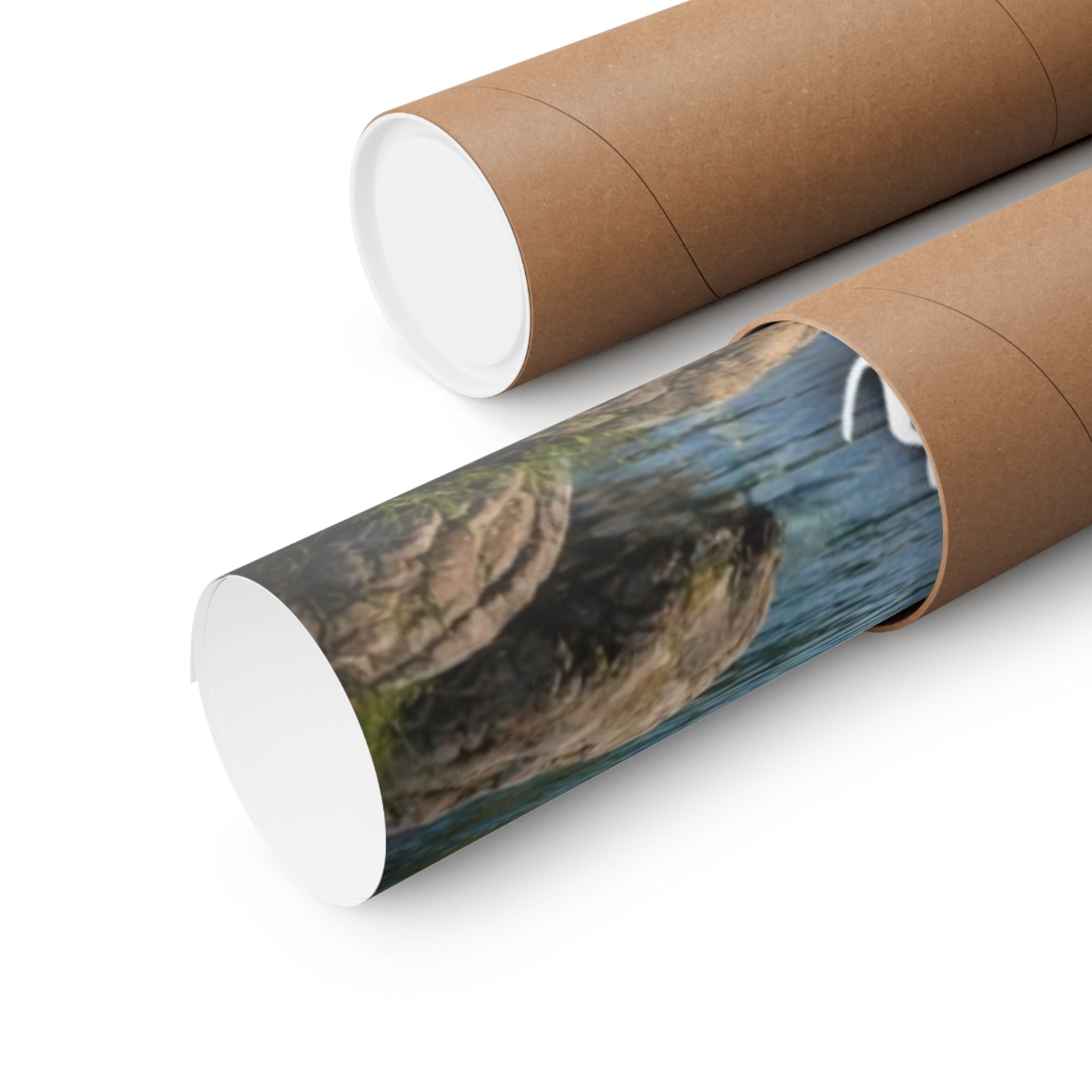 Matte Poster — "Life Is Better at the River" Scenic Lake Wall Art