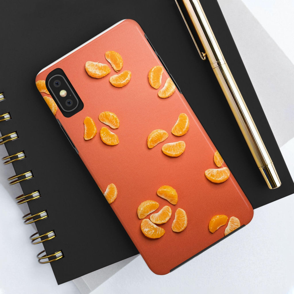 Peal Oranges printed Tough Phone Cases