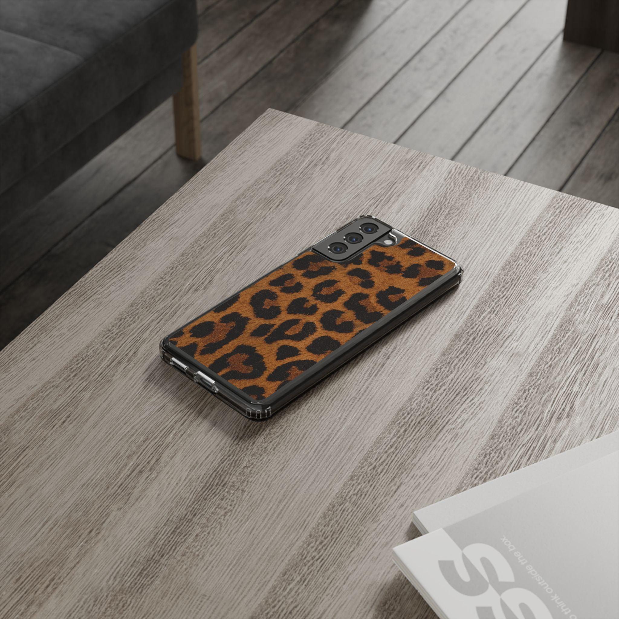 Clear Cases Cheeta Print