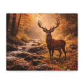 Autumn Wilderness Deer Canvas Wall Art
