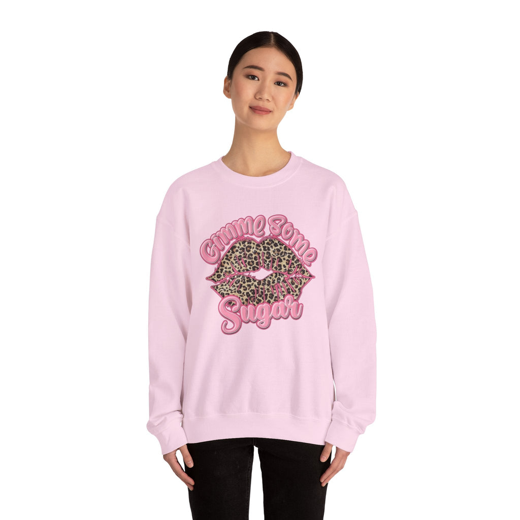 Gimme Some Sugar Leopard Lips Crewneck Sweatshirt