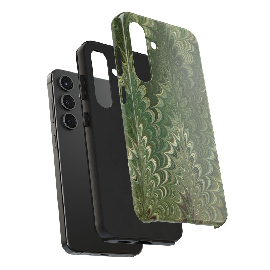 Deep Green Marble Italian Durable Phone Case
