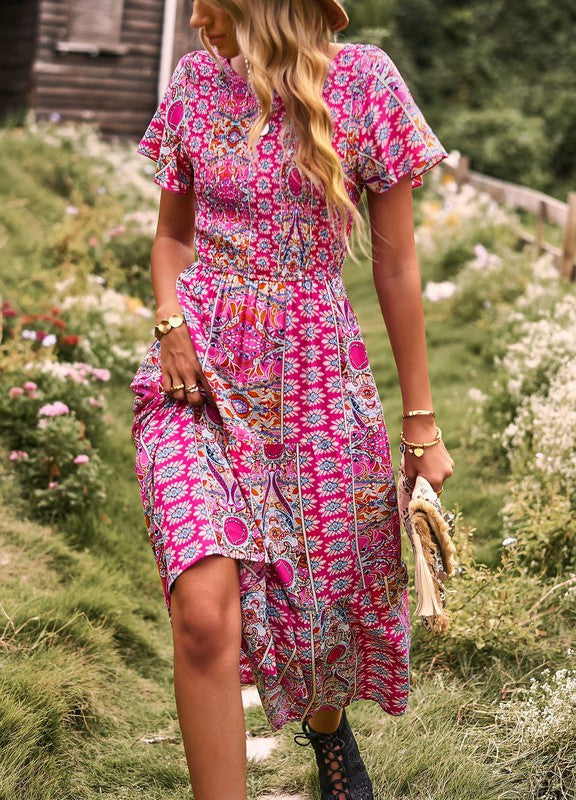 Printed Dress