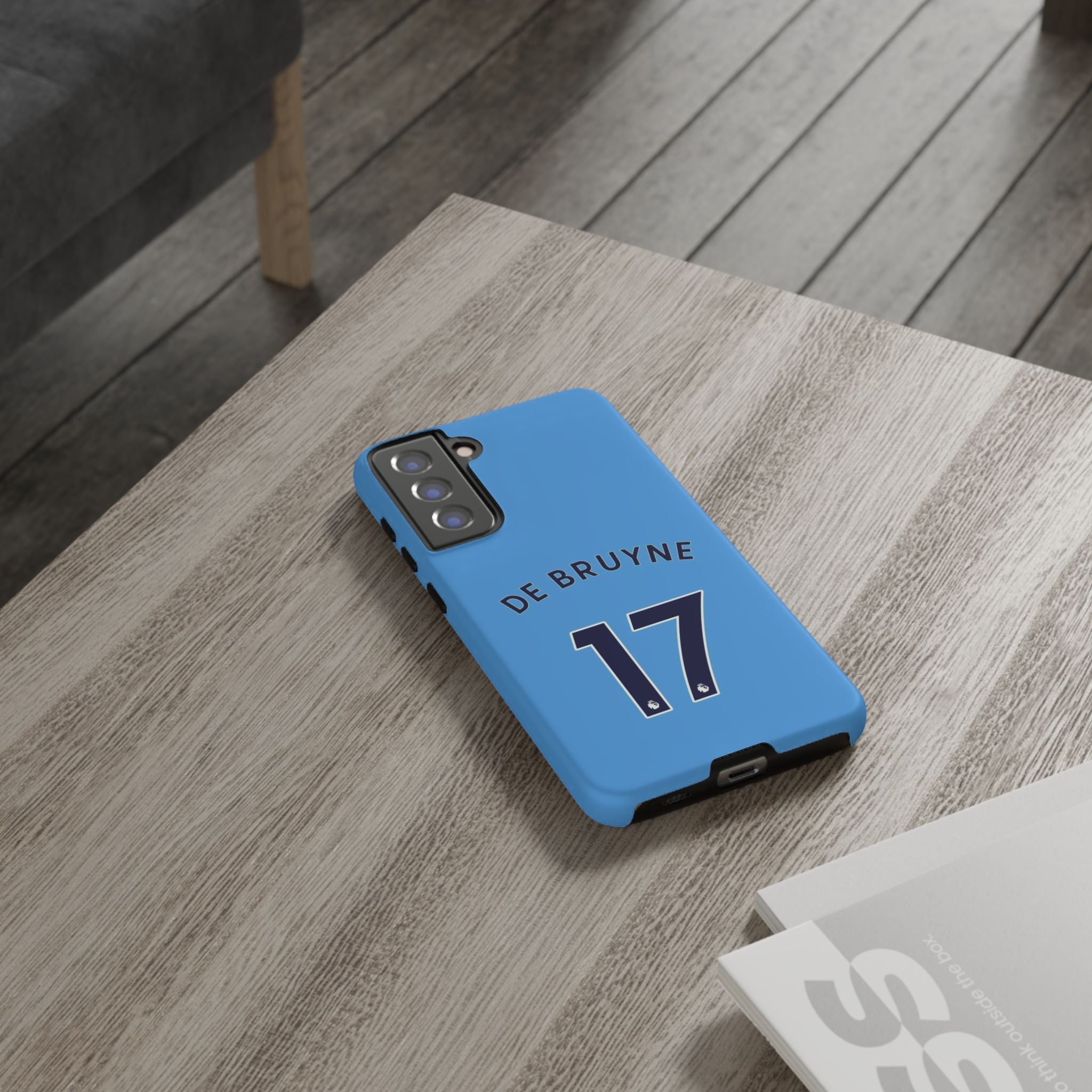 Kevin De Bruyne VisionGuard – Enhanced Protection & Sleek Design | Fits iPhone 8–16 Pro Max & Galaxy S10–S25 Ultra