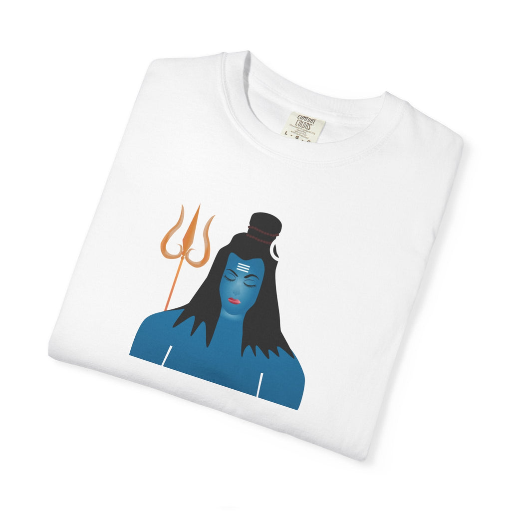 Lord Shiva Cotton T-Shirt - Garment Dyed Comfort Tee - DipaliZ