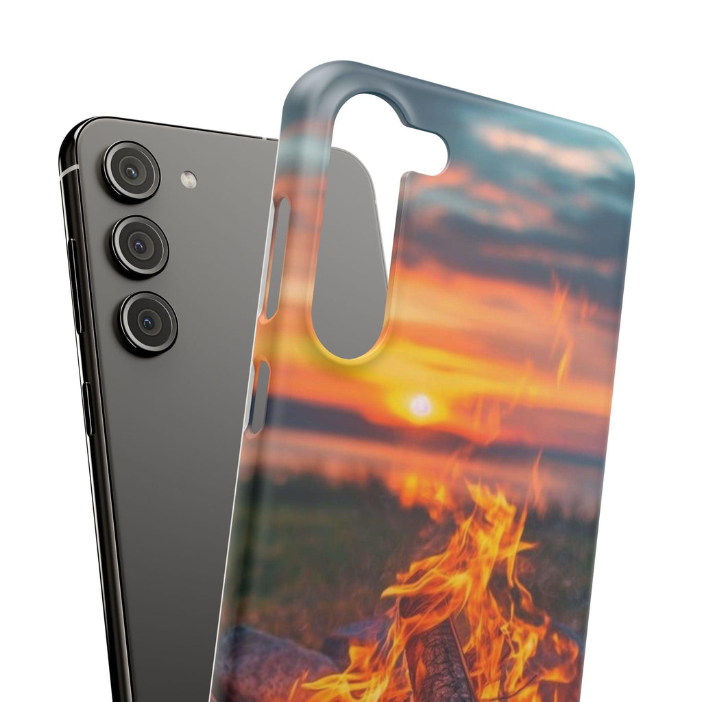 Woodland Fire Phone Case – Warmth of Nature’s Blaze on Your Device