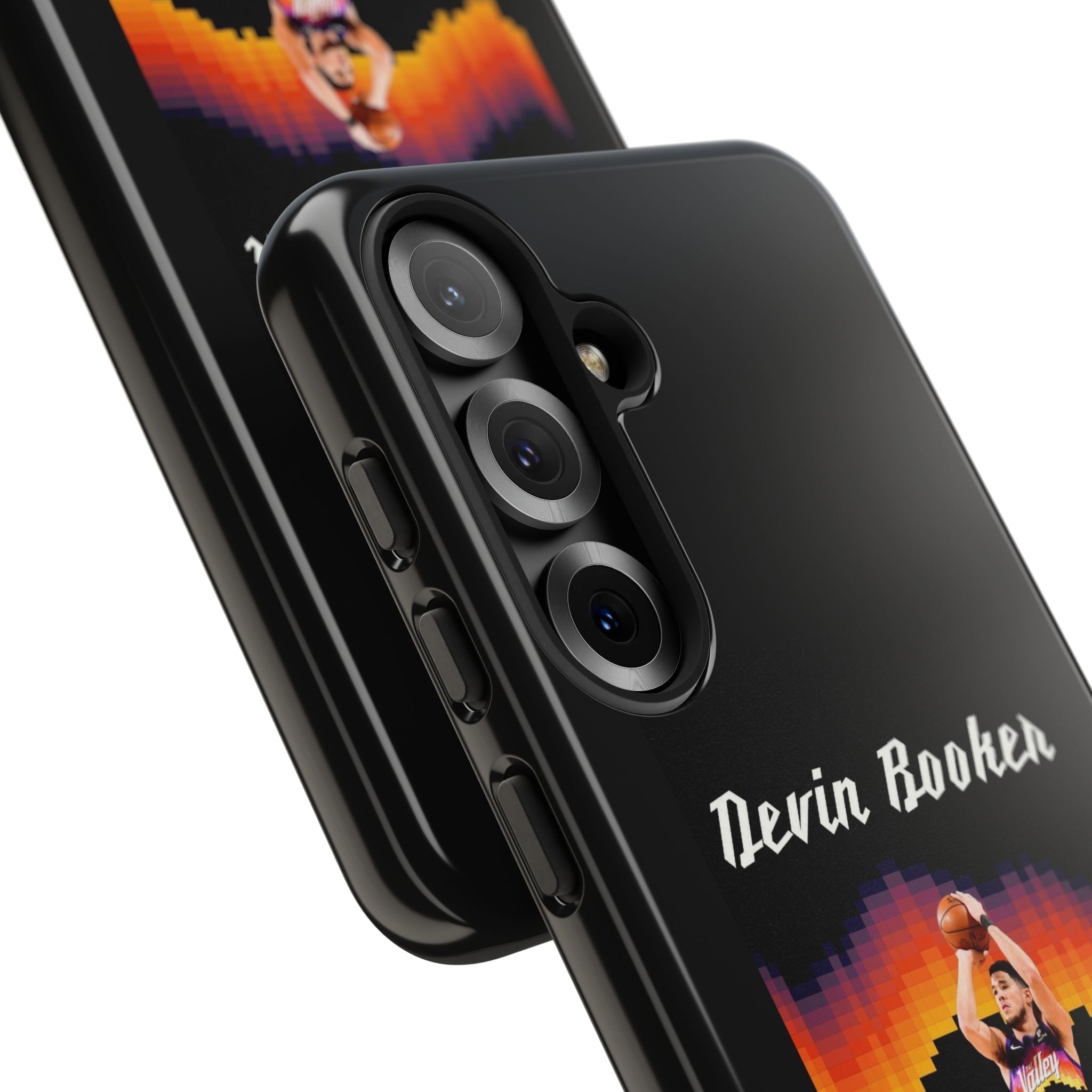 Devin Booker Precision Blaze Series – Dual-Layer ShockGuard Protection | Fits iPhone 8–16 Pro Max & Samsung Galaxy S10–S25 Ultra
