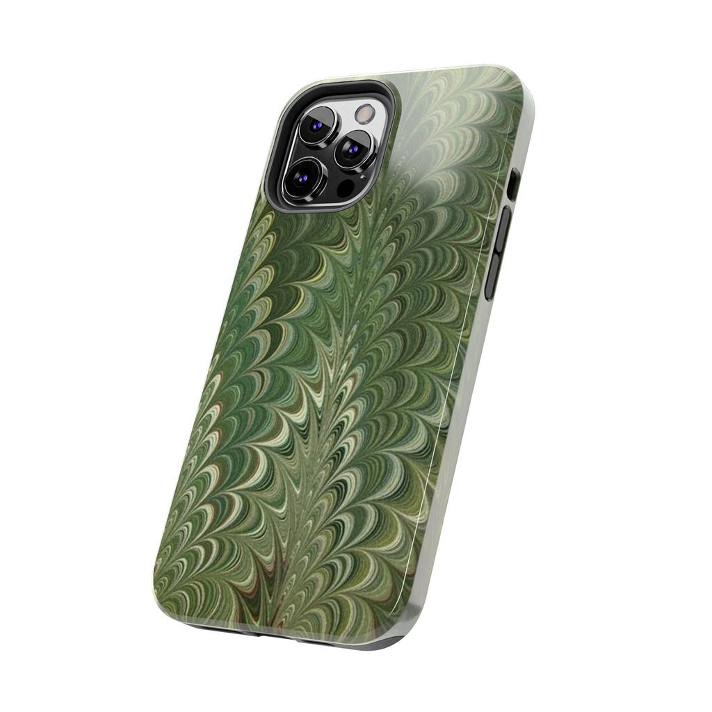 Deep Green Marble Italian Durable Phone Case