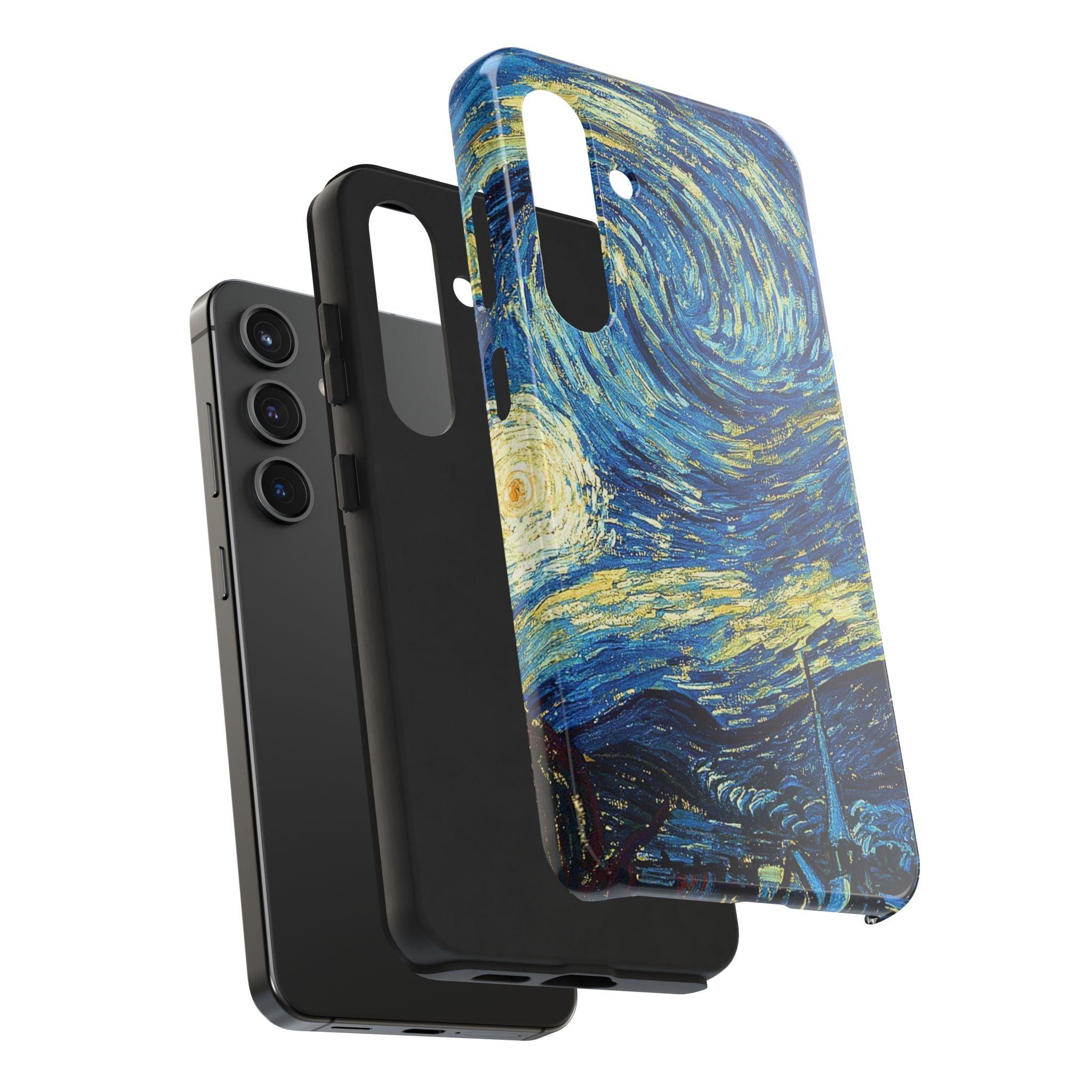 Blue And Yellow Theme Art Colors Tough Phone Cases