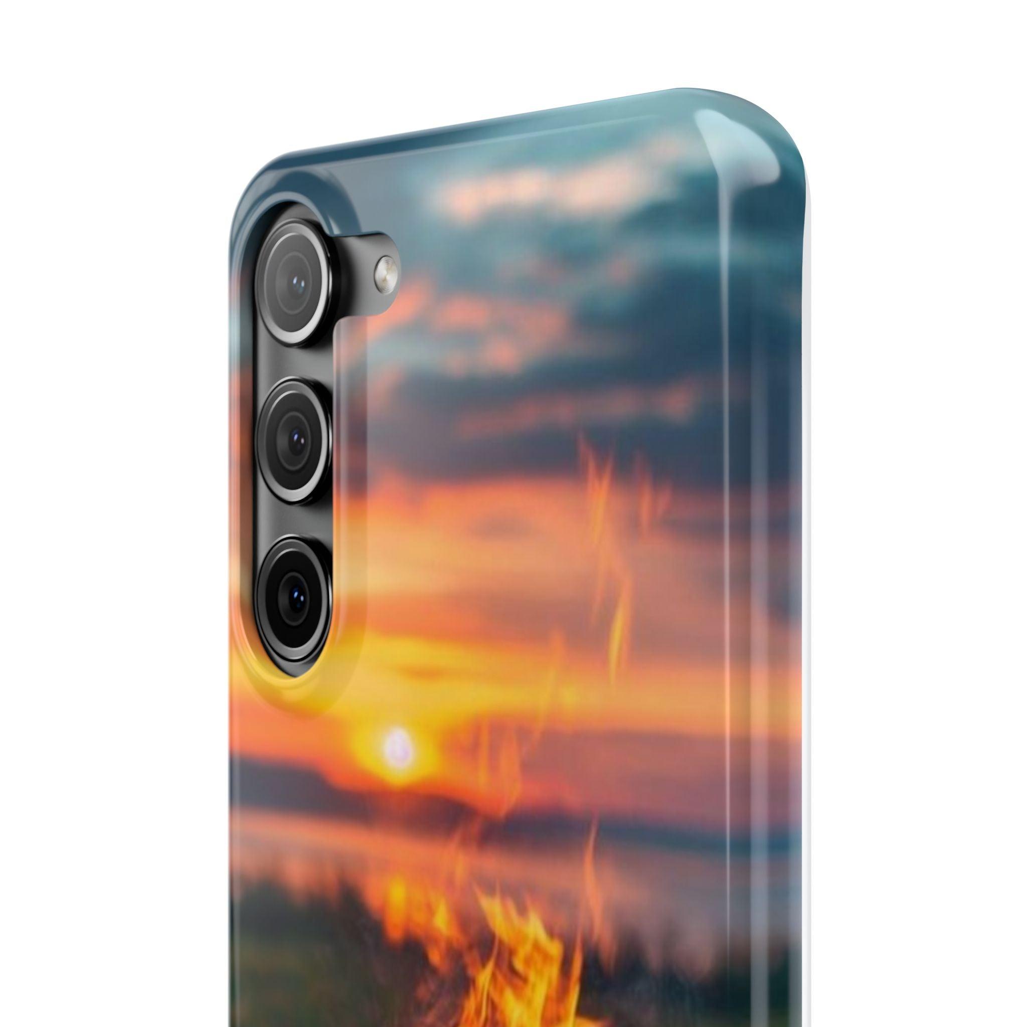 Woodland Fire Phone Case – Warmth of Nature’s Blaze on Your Device