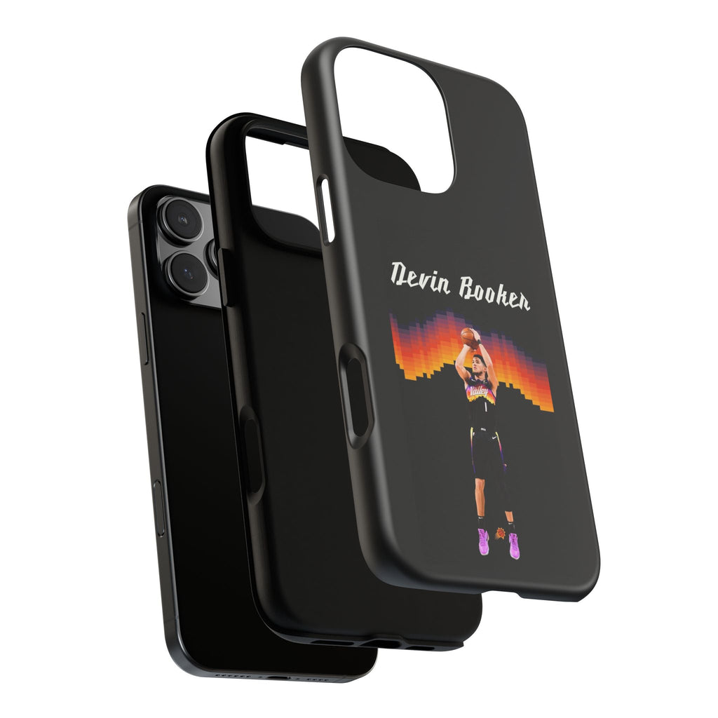 Devin Booker Precision Blaze Series – Dual-Layer ShockGuard Protection | Fits iPhone 8–16 Pro Max & Samsung Galaxy S10–S25 Ultra