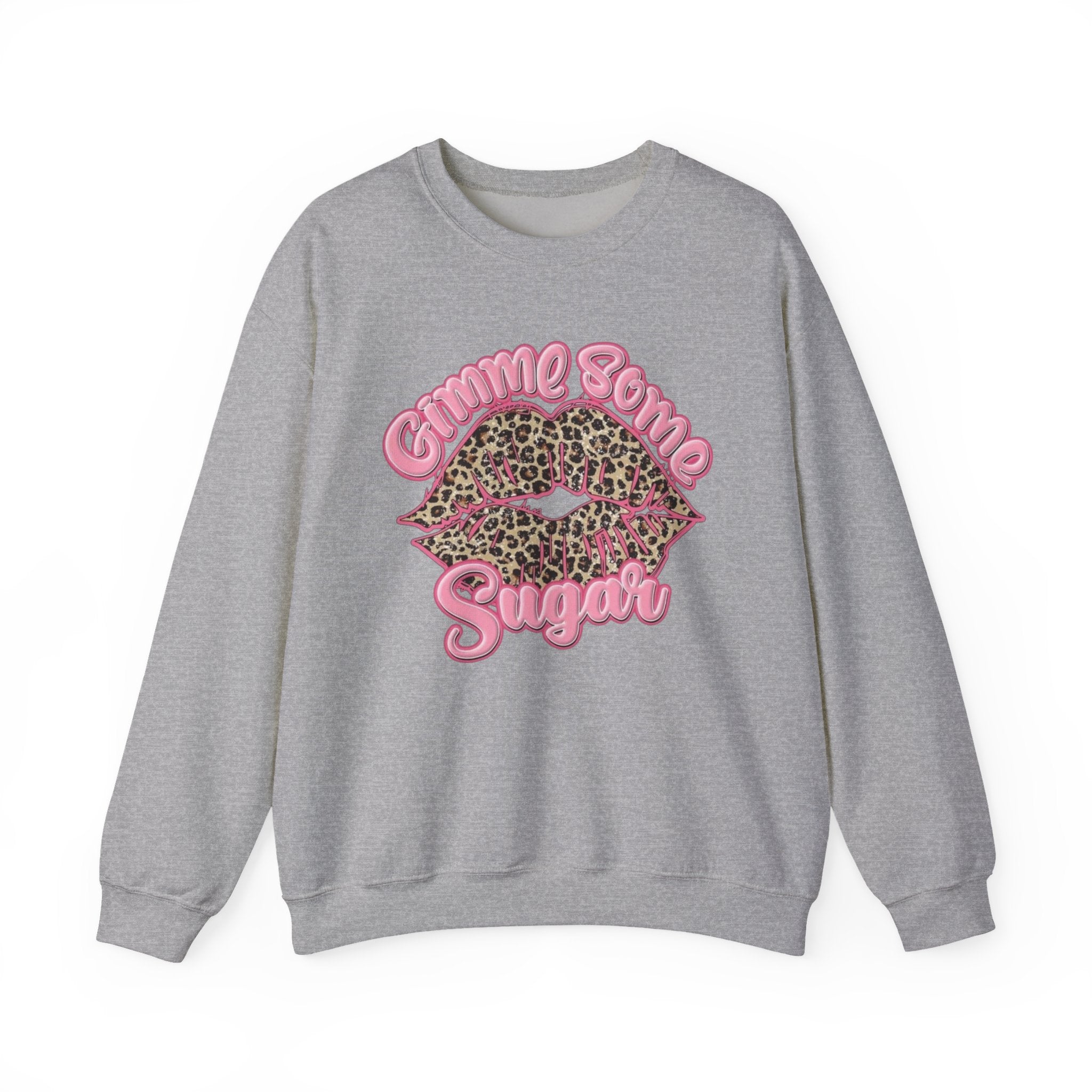 Gimme Some Sugar Leopard Lips Crewneck Sweatshirt