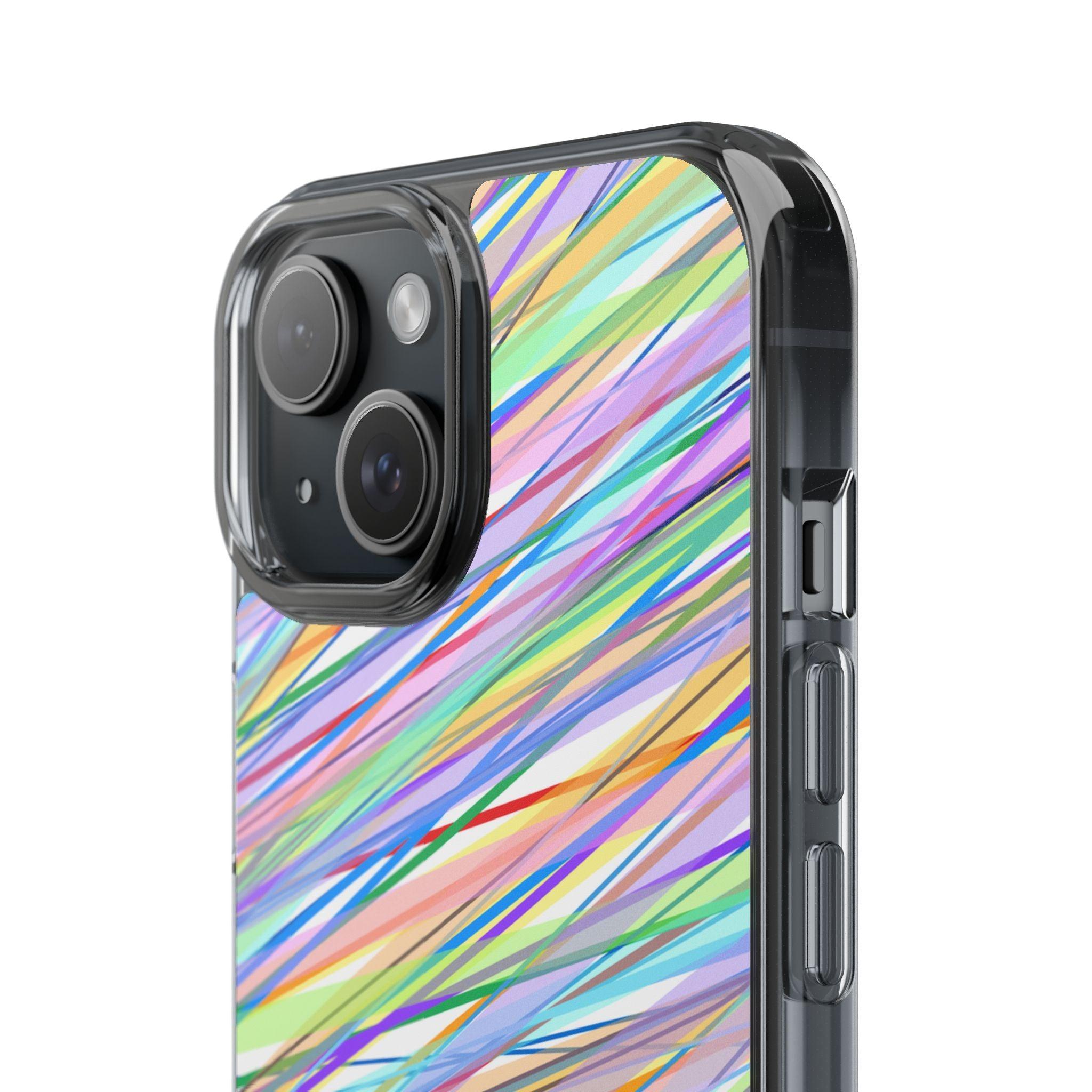 Threads Of Colors Clear Case