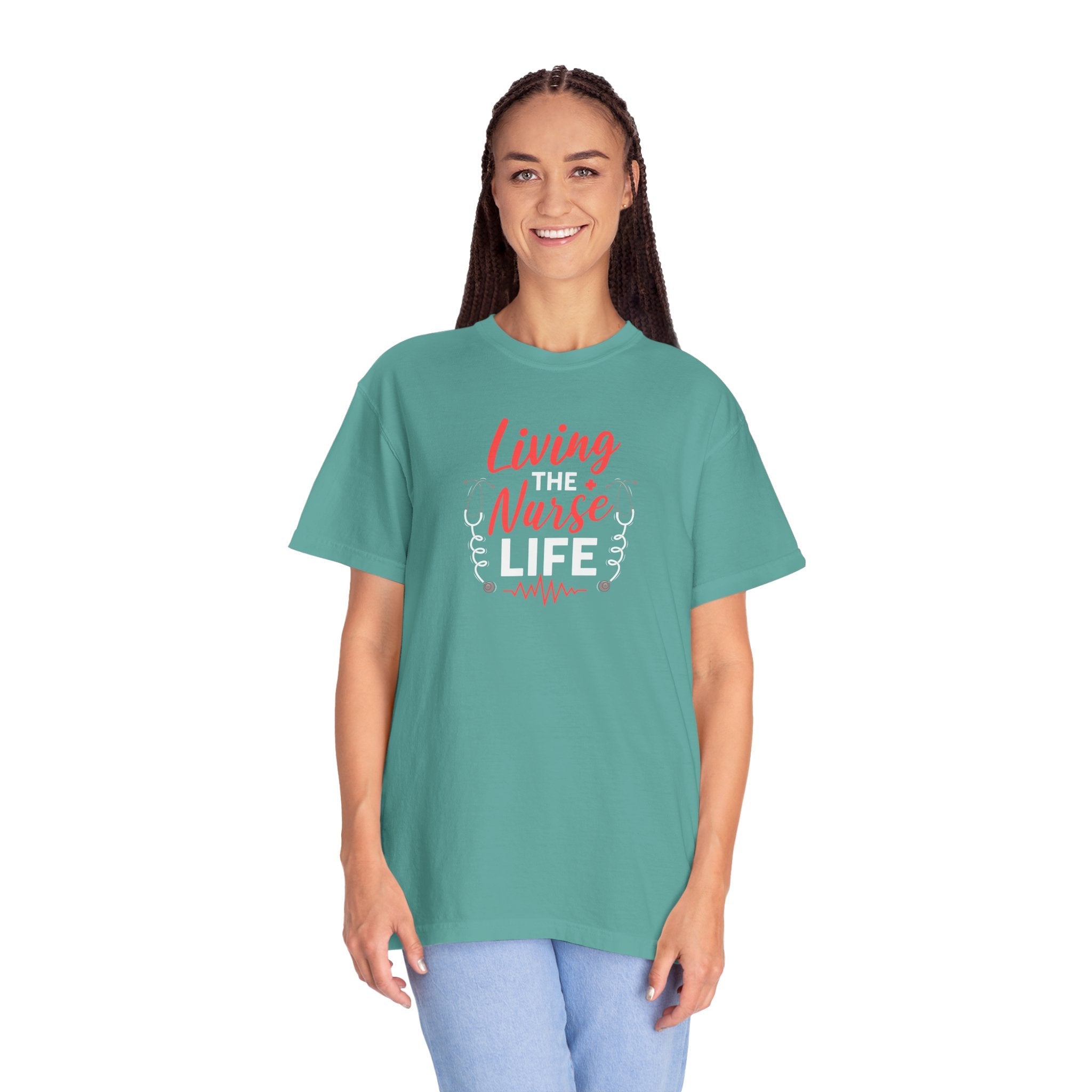 Nurse Life Garment Dyed Tee - Comfort Colors Cotton - DipaliZ