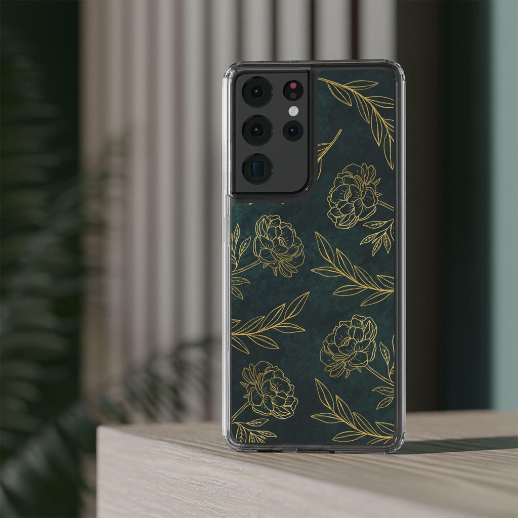 Floral Pattern Clear Cases