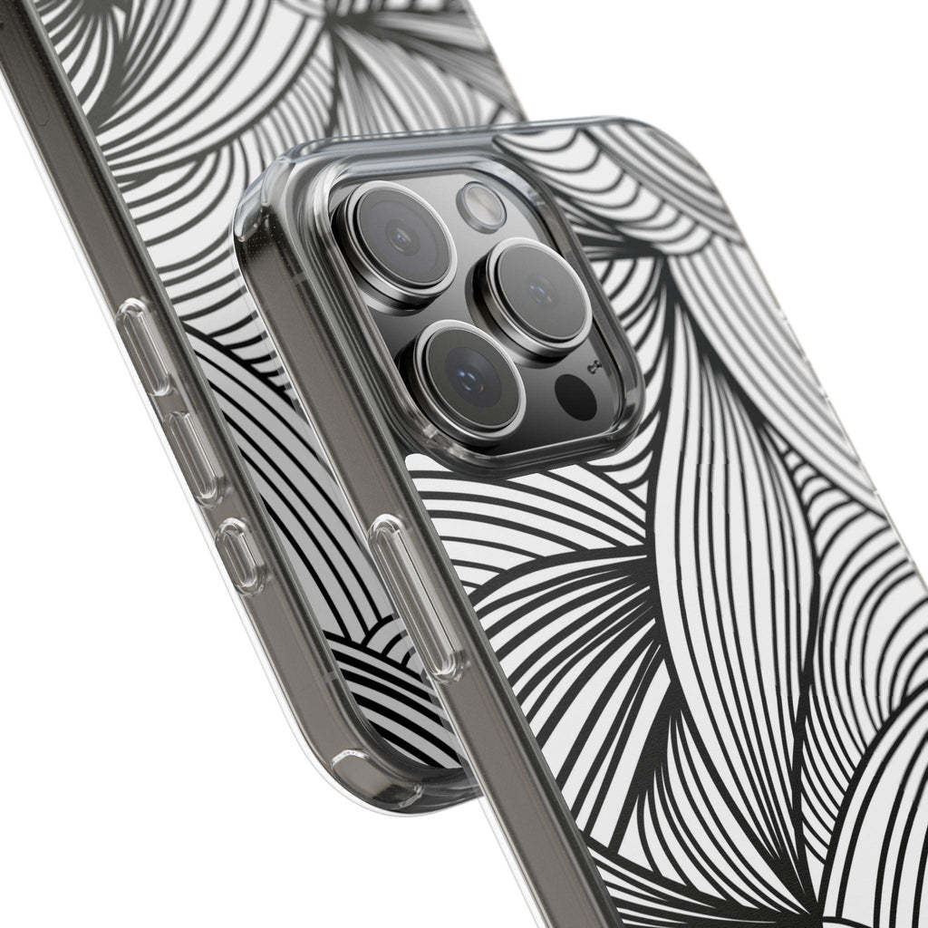 Black and White Illusion Clear Cases