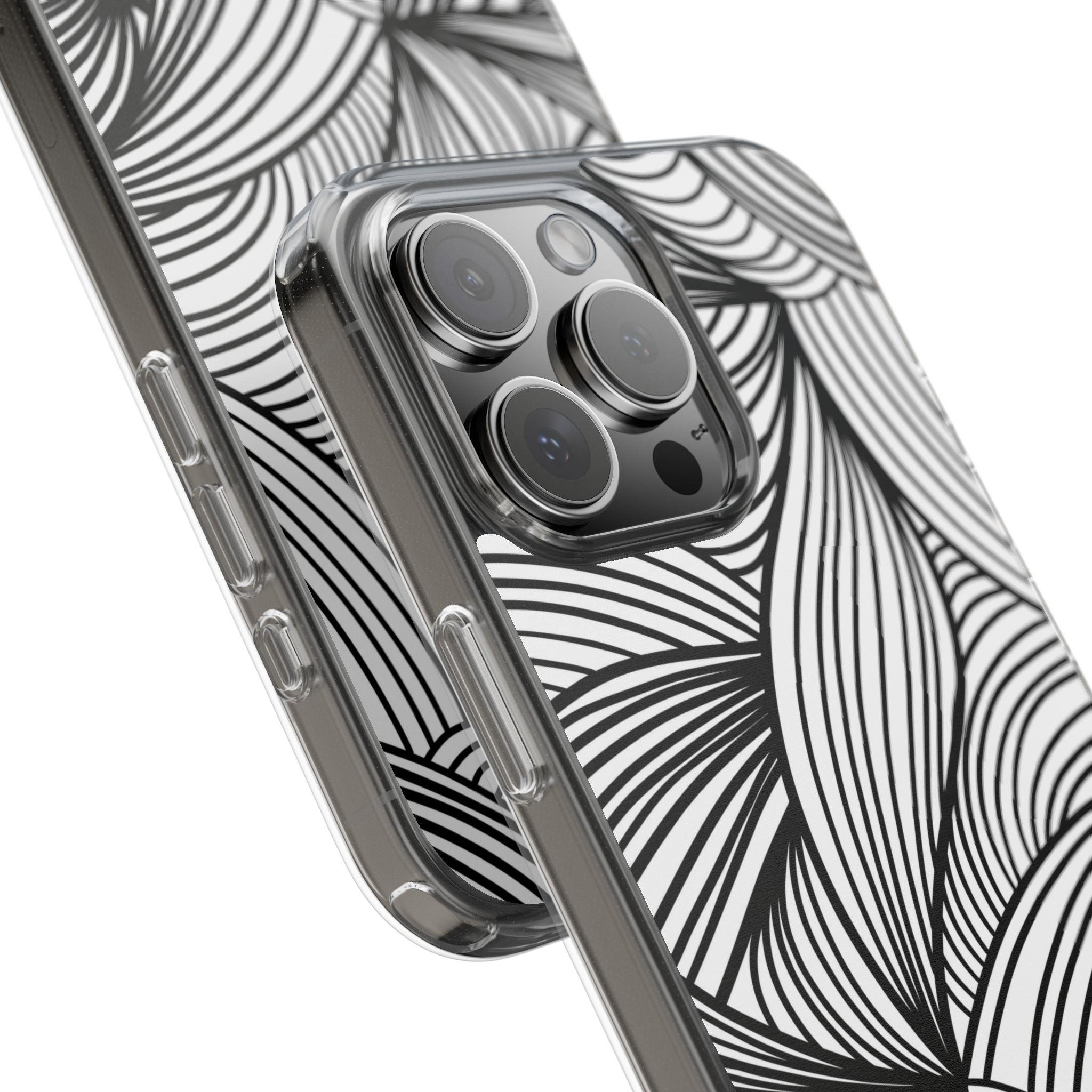 Black and White Illusion Clear Cases
