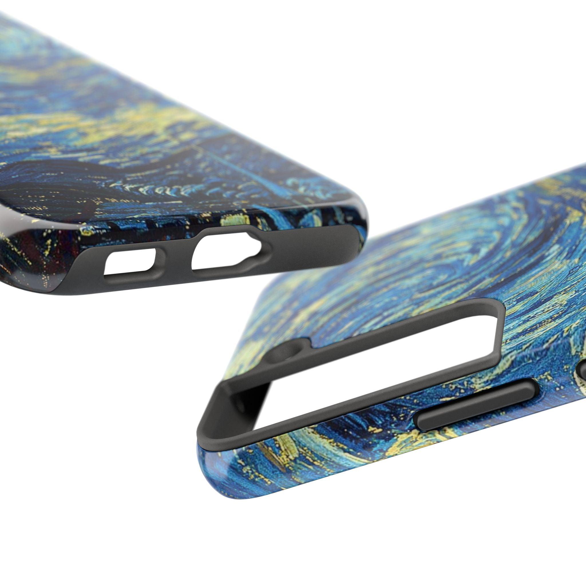 Blue And Yellow Theme Art Colors Tough Phone Cases