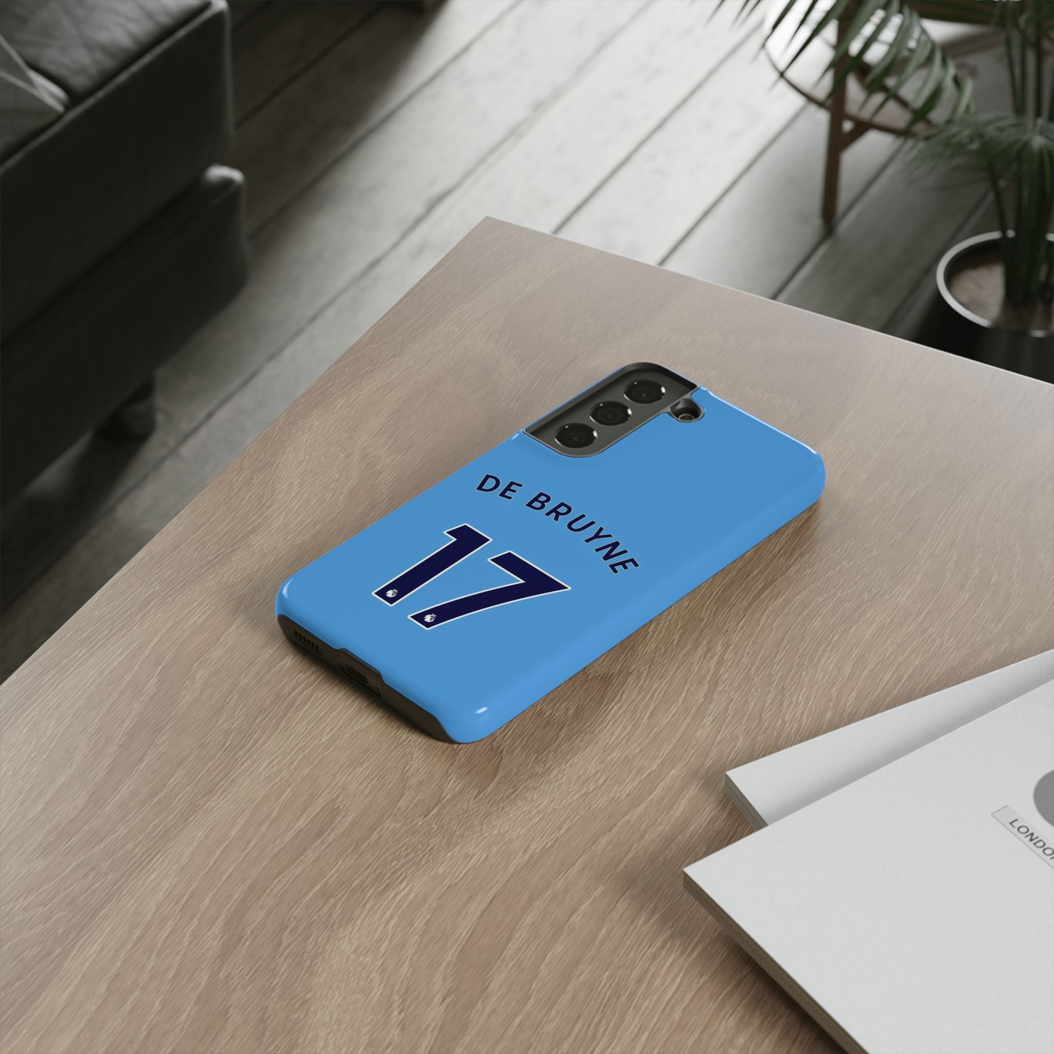 Kevin De Bruyne VisionGuard – Enhanced Protection & Sleek Design | Fits iPhone 8–16 Pro Max & Galaxy S10–S25 Ultra
