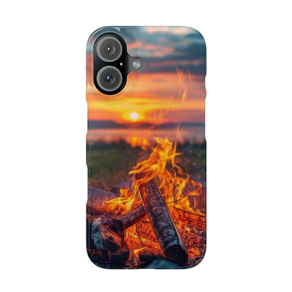 Woodland Fire Phone Case – Warmth of Nature’s Blaze on Your Device