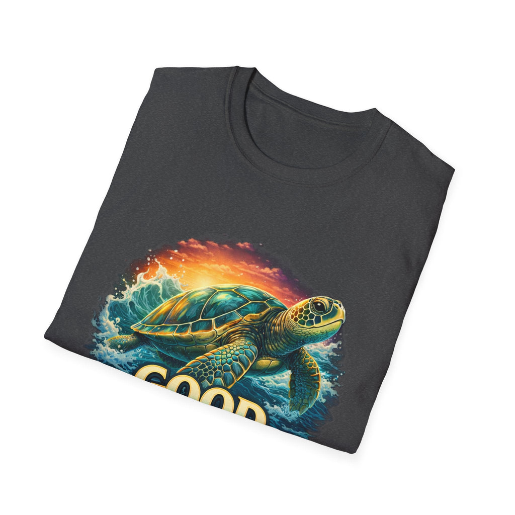 Sea Turtle 'Good Vibes' T-Shirt — Coastal Summer Surf Tee
