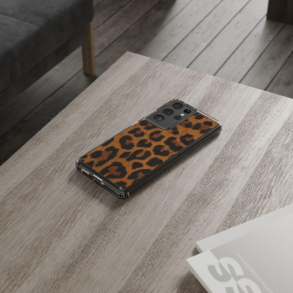 Clear Cases Cheeta Print
