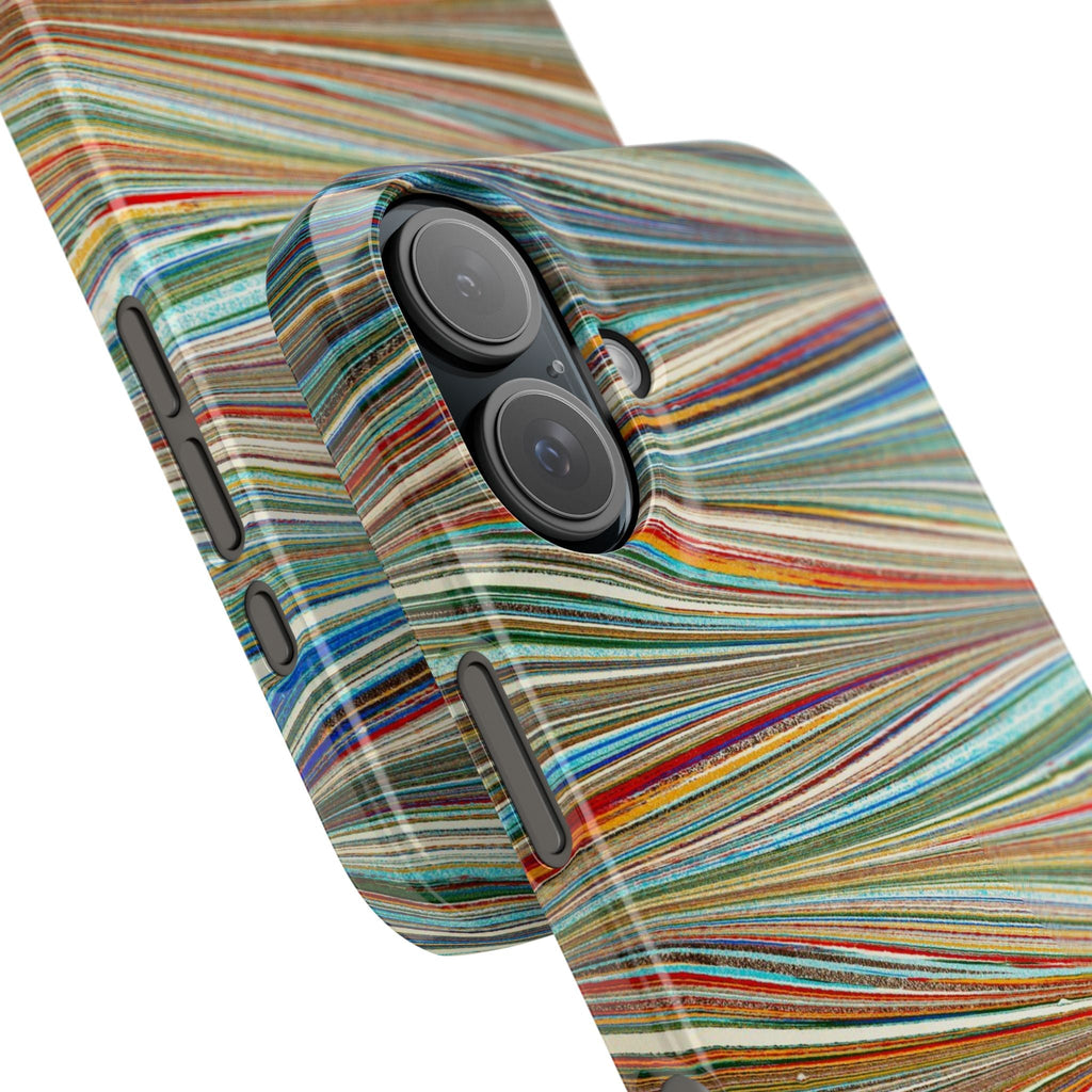 Florentine Multi-Colored Marbled Phone Case