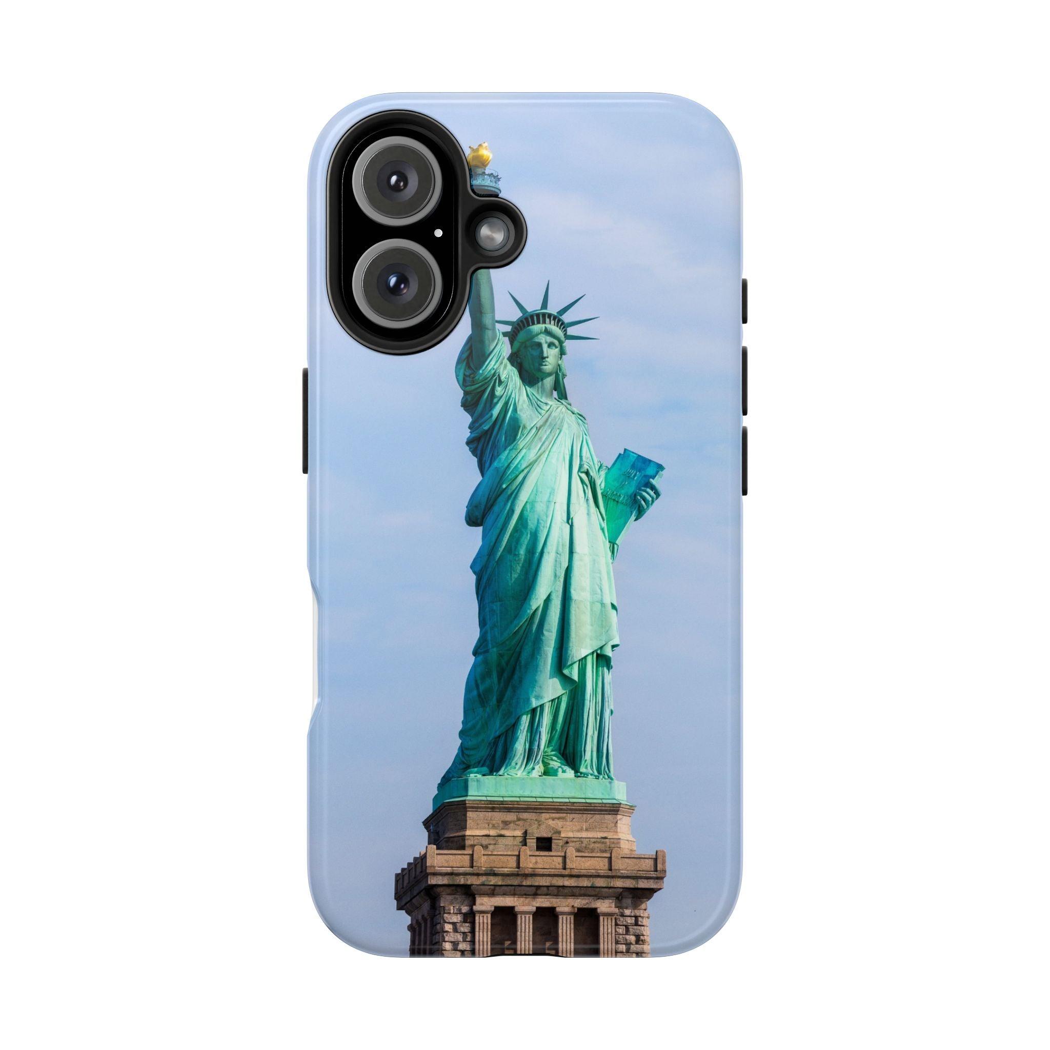 Statue of Liberty Printed Tough Phone Case - Iconic Freedom Design