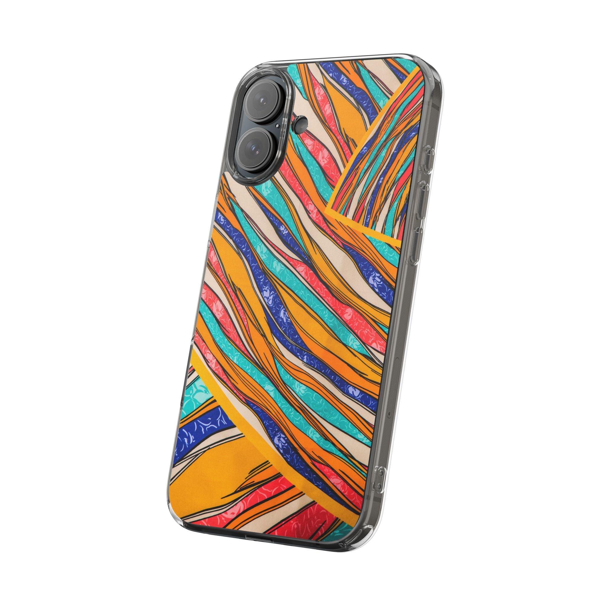 Clear Cases Stripes of  Powerful Colors