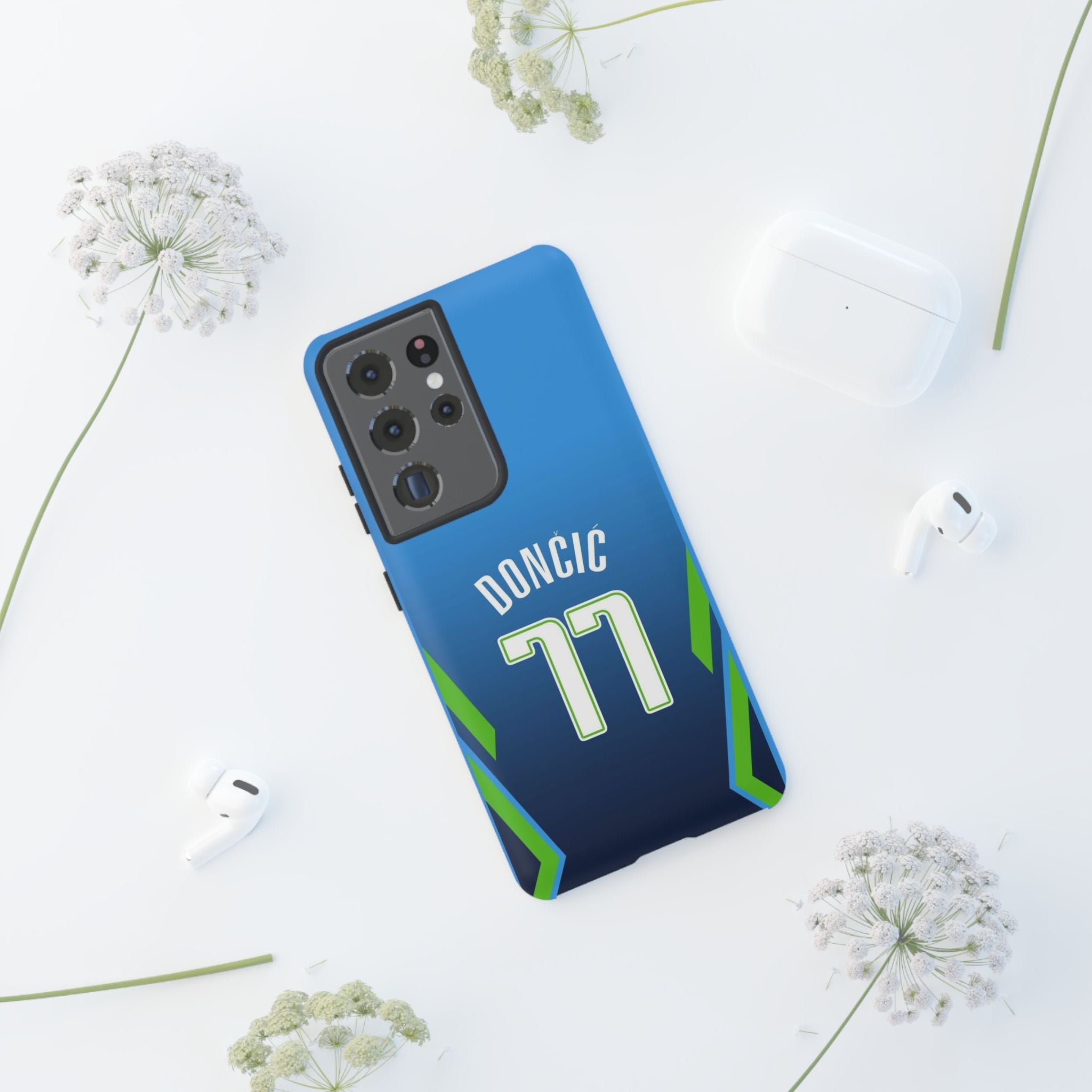Luka Dončić Ice Vision Edition – Rugged Dual-Layer Build, Slim Fit | Compatible with iPhone 8–16 Pro Max & Samsung Galaxy S10–S25 Ultra