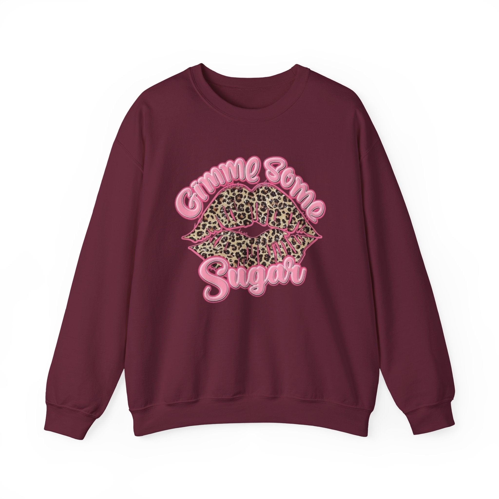 Gimme Some Sugar Leopard Lips Crewneck Sweatshirt