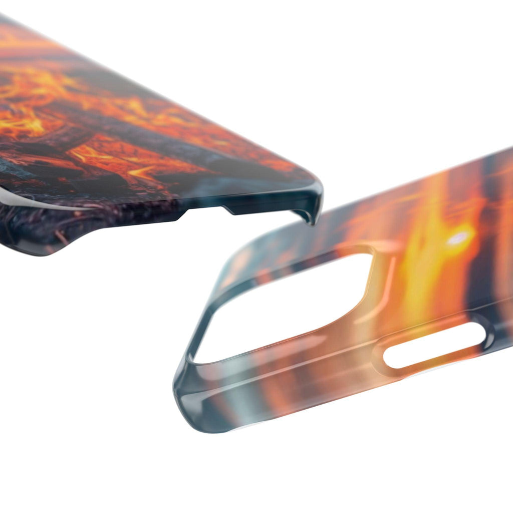 Woodland Fire Phone Case – Warmth of Nature’s Blaze on Your Device