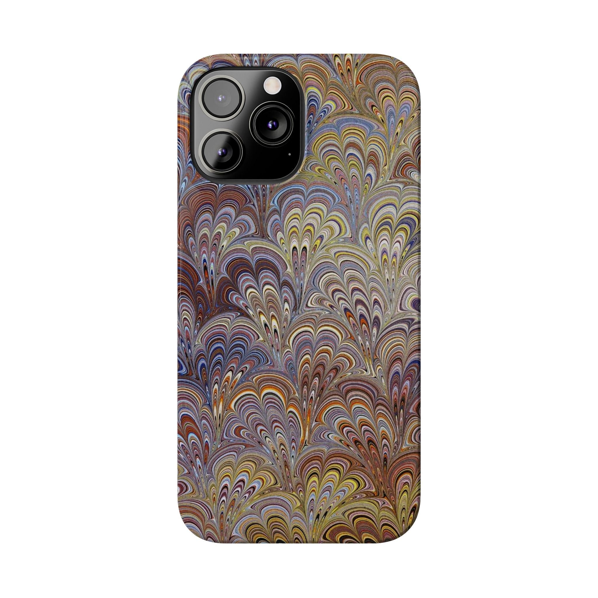 Italian Marbled Design, Multi-Colored Pallet, Slim Phone Cases, Case-Mate