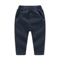 Embroidered Pants Solid Color Soft Children's Pants