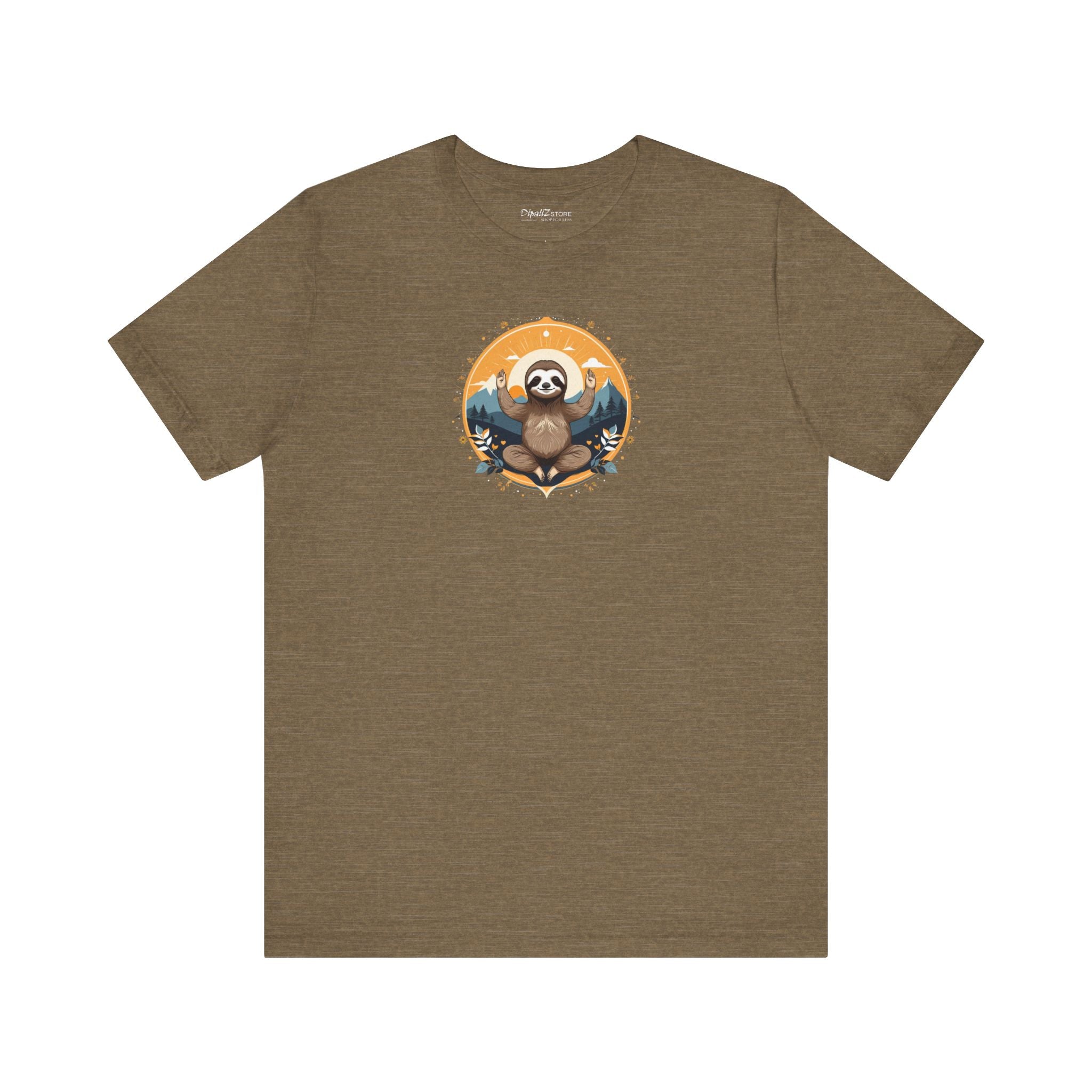 Sloth Yoga Unisex Jersey Tee - Soft Cotton Comfort - DipaliZ