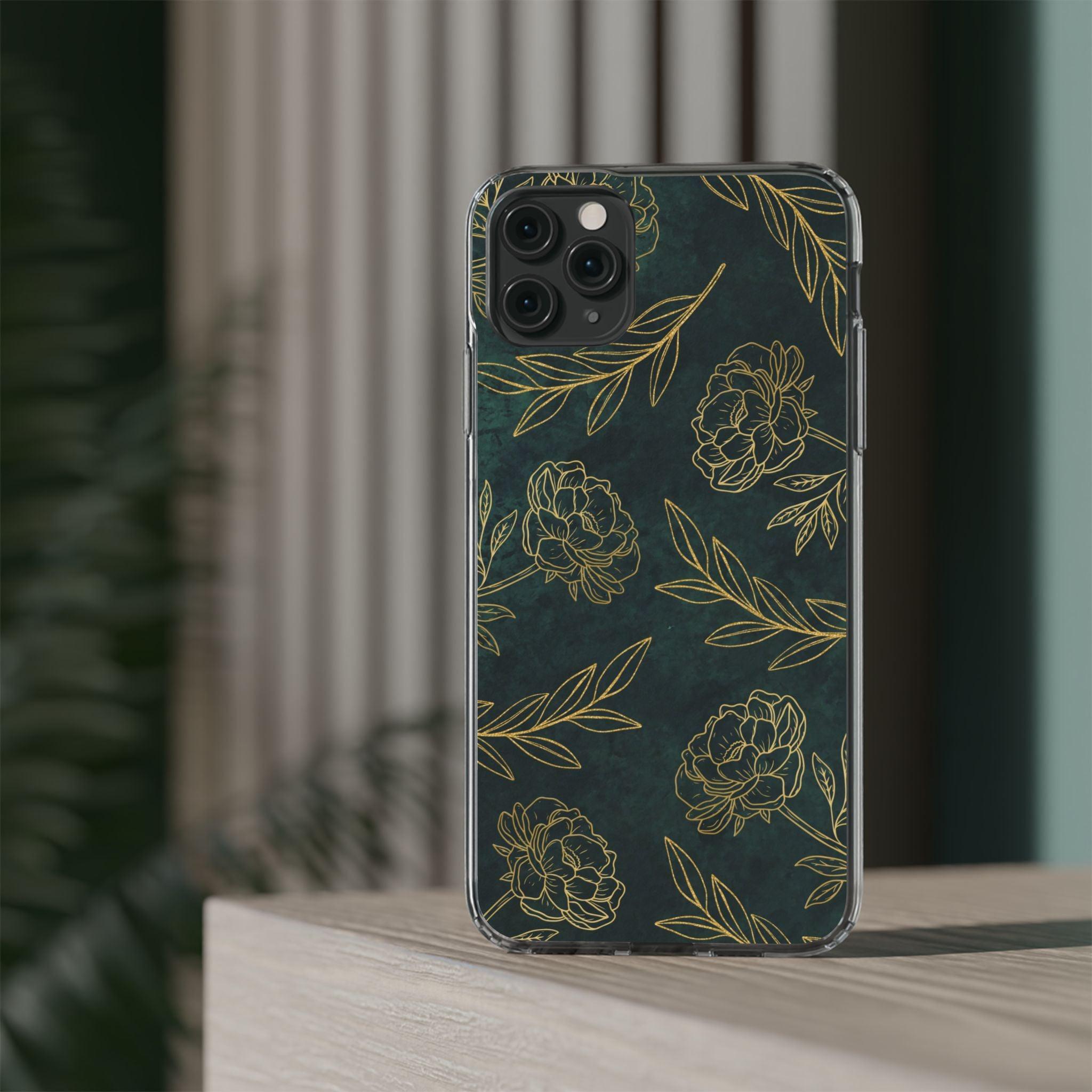 Floral Pattern Clear Cases