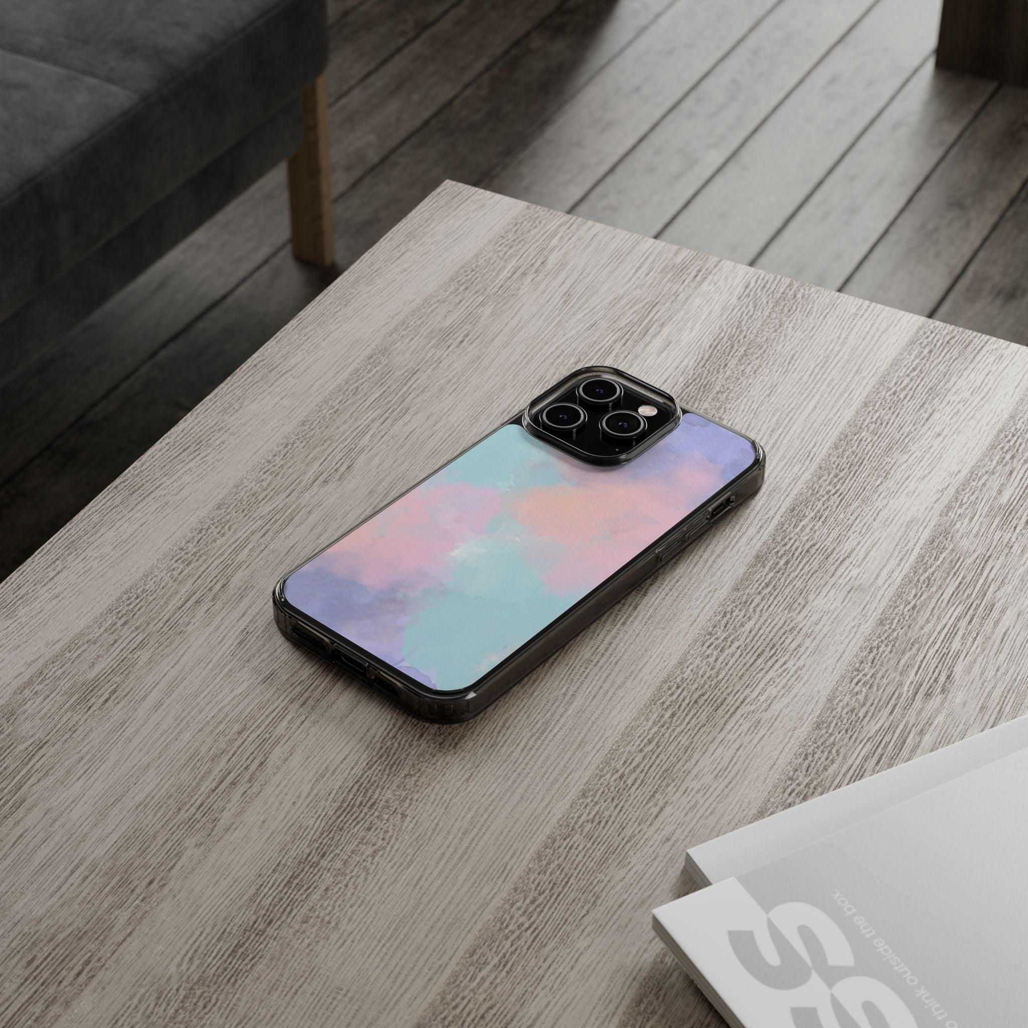 Shades of Pastel Clear Cases