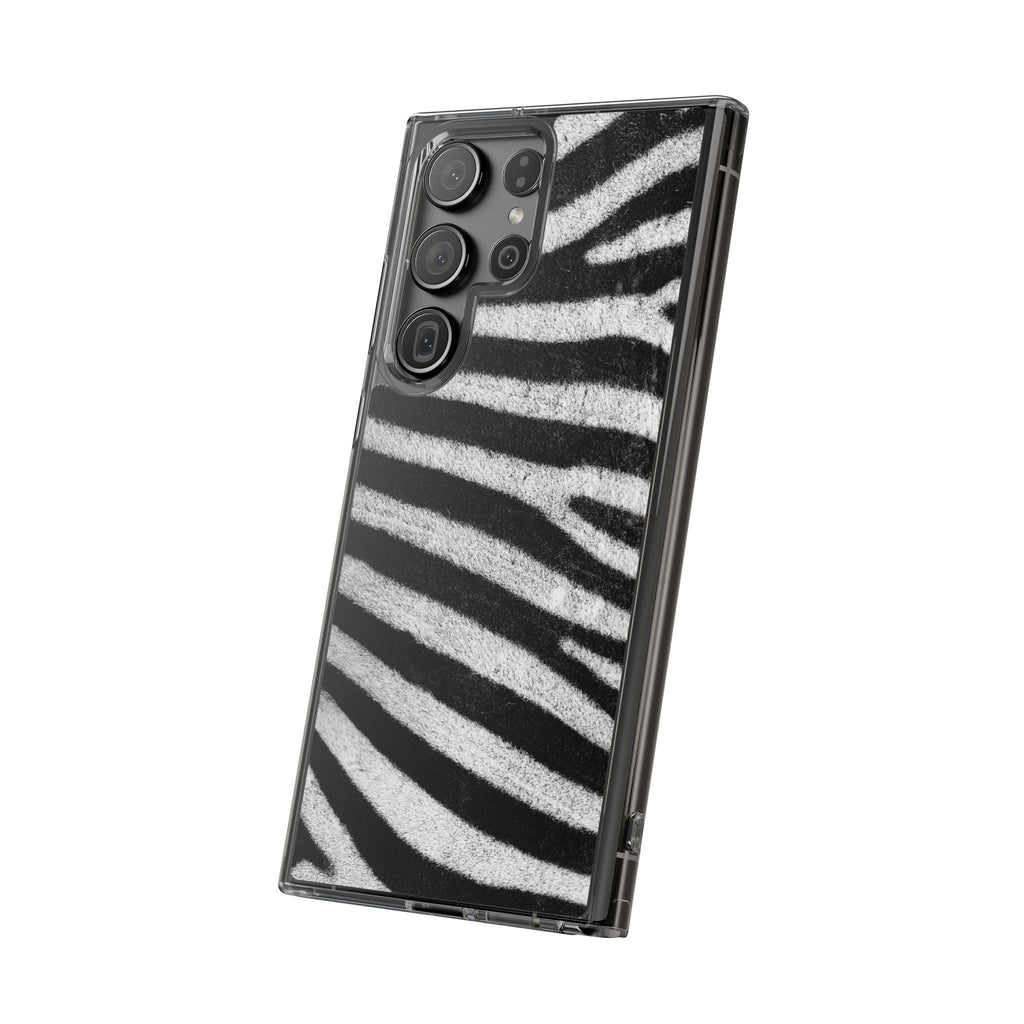 Clear Cases Black and White Zebra Stripes