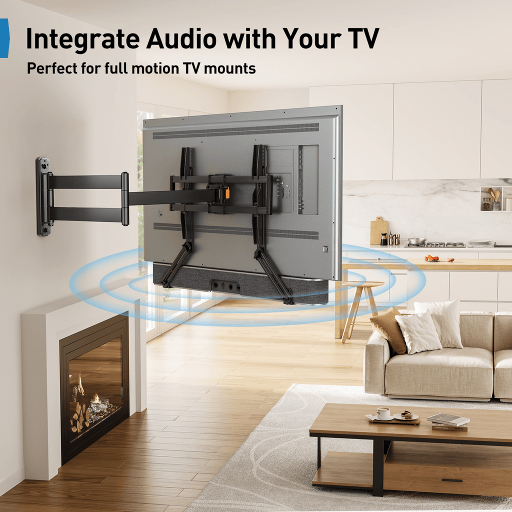 ErgoAV Universal Soundbar Mount Supports up to 15lbs