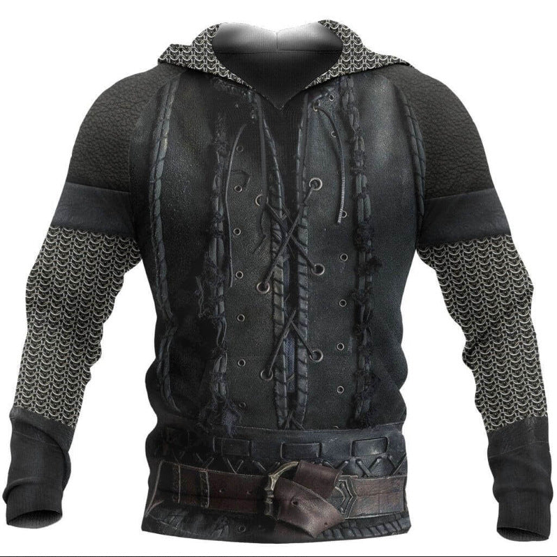 Youth Plus Size 3D Long Sleeve Hoodie