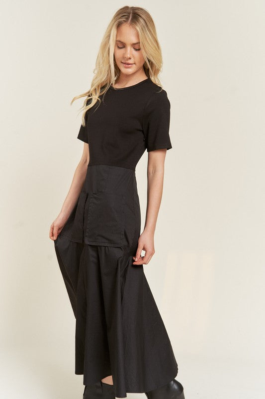 Knit Mix Dress