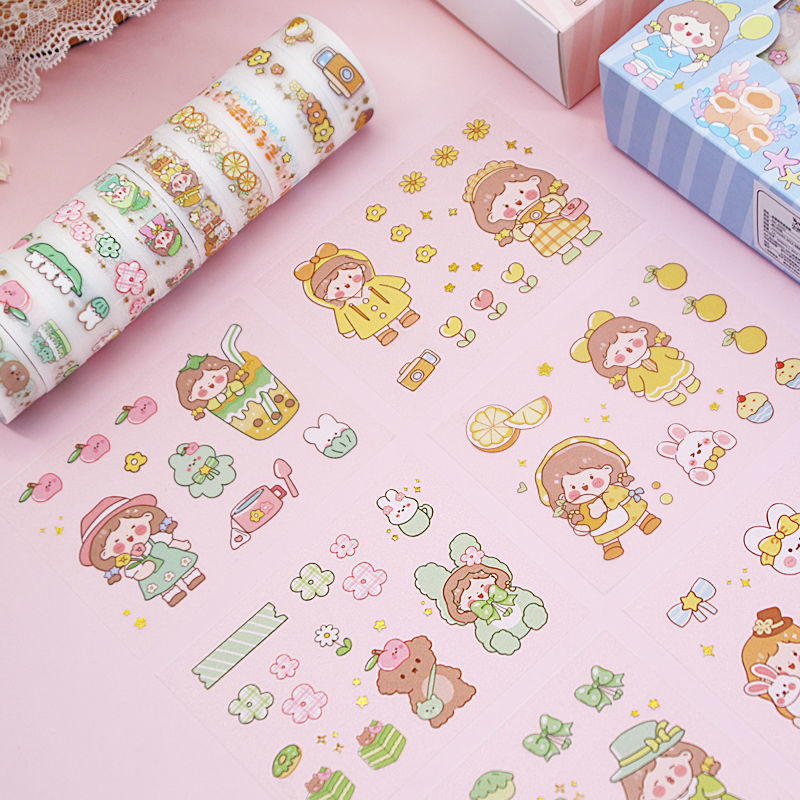 Hand Account Sticker Tape Gift Box Set