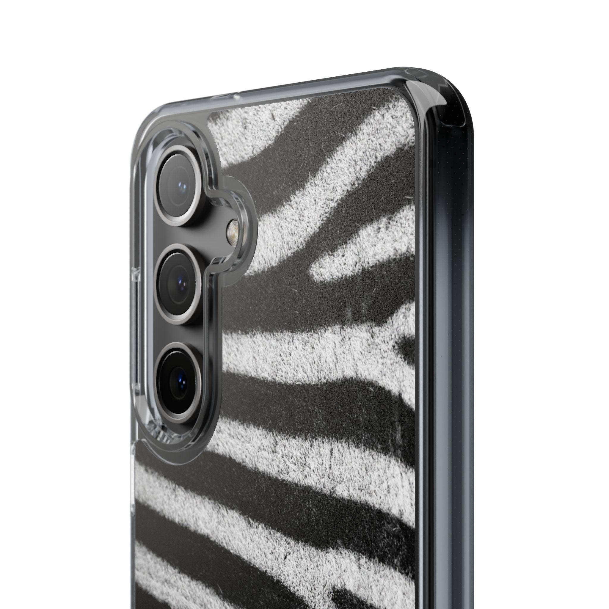Clear Cases Black and White Zebra Stripes