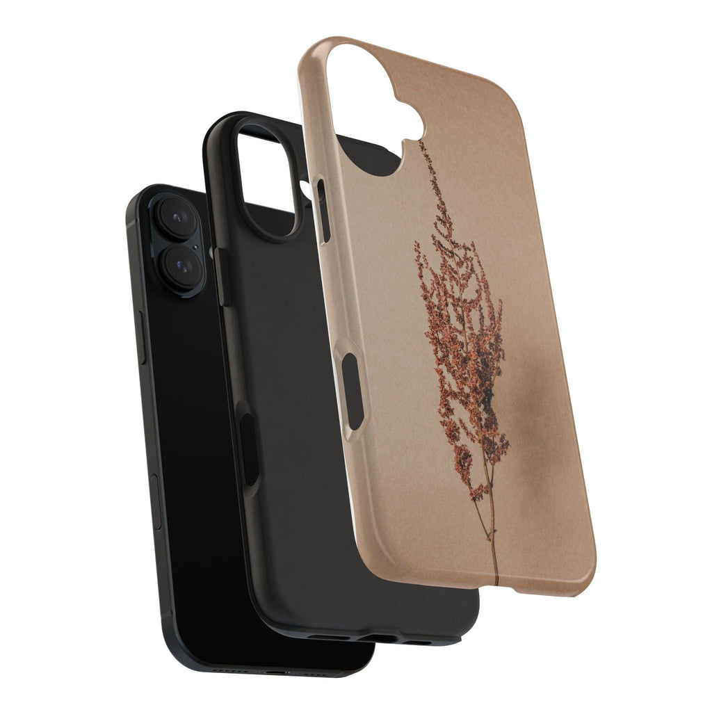 Brown Dry Leaf Tough Phone Cases
