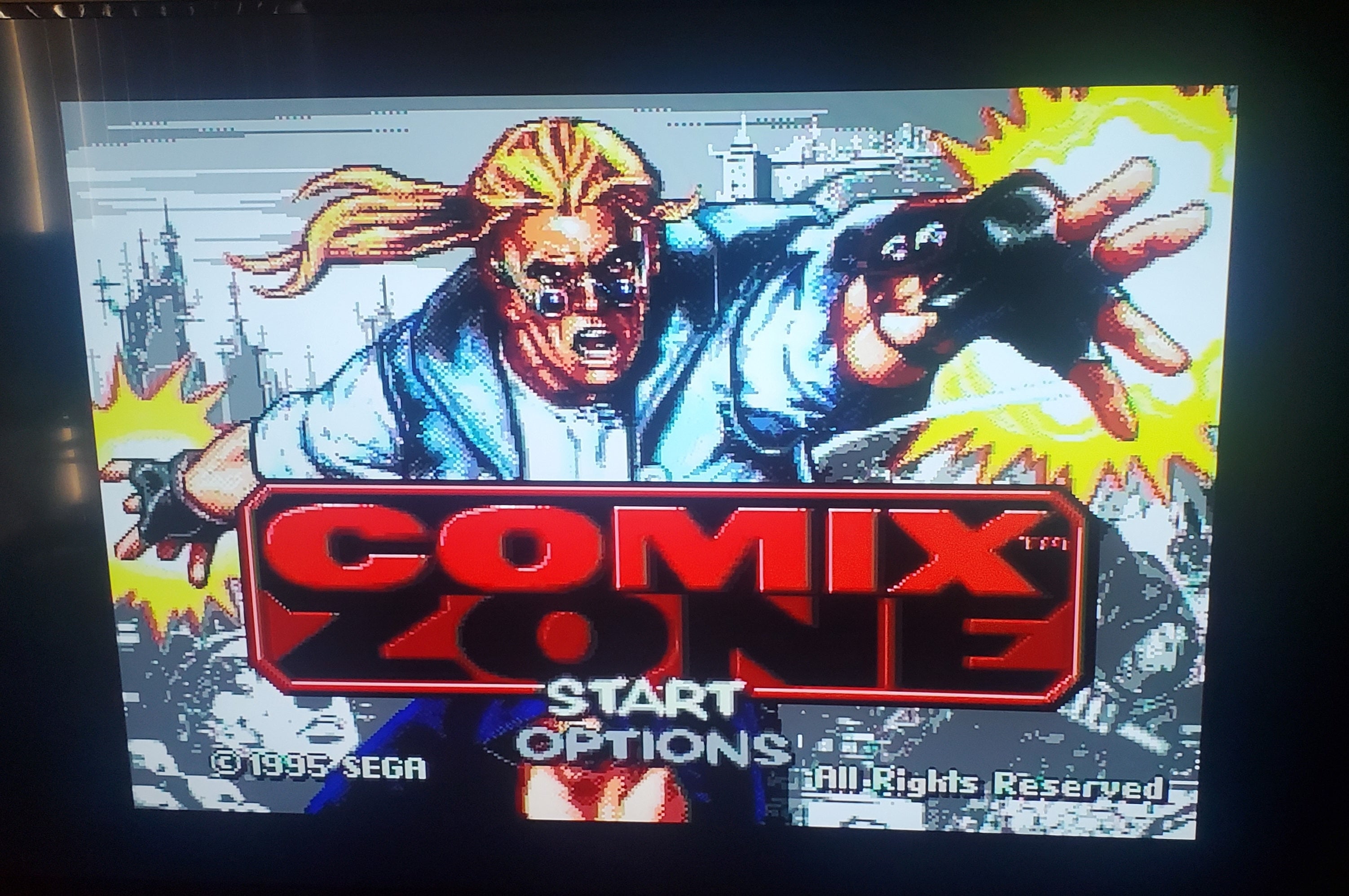 Comix Zone Sega Genesis Mega Drive Video Game Cartridge