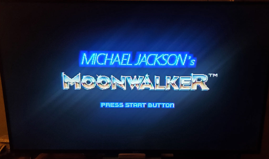 Michael Jackson's Moonwalker Sega Genesis Mega Drive Video Game