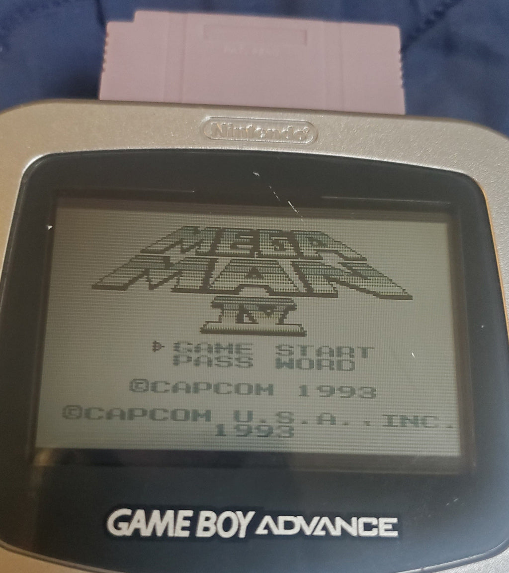 Mega Man 4 GB Video Game Cartridge Game Boy